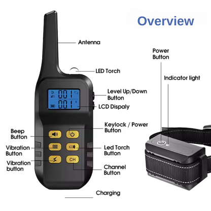 Remote & Bark Control Collar