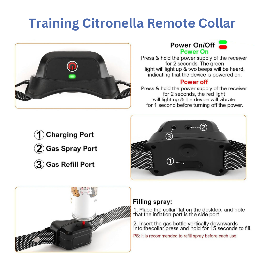 Training Citronella Remote Collar