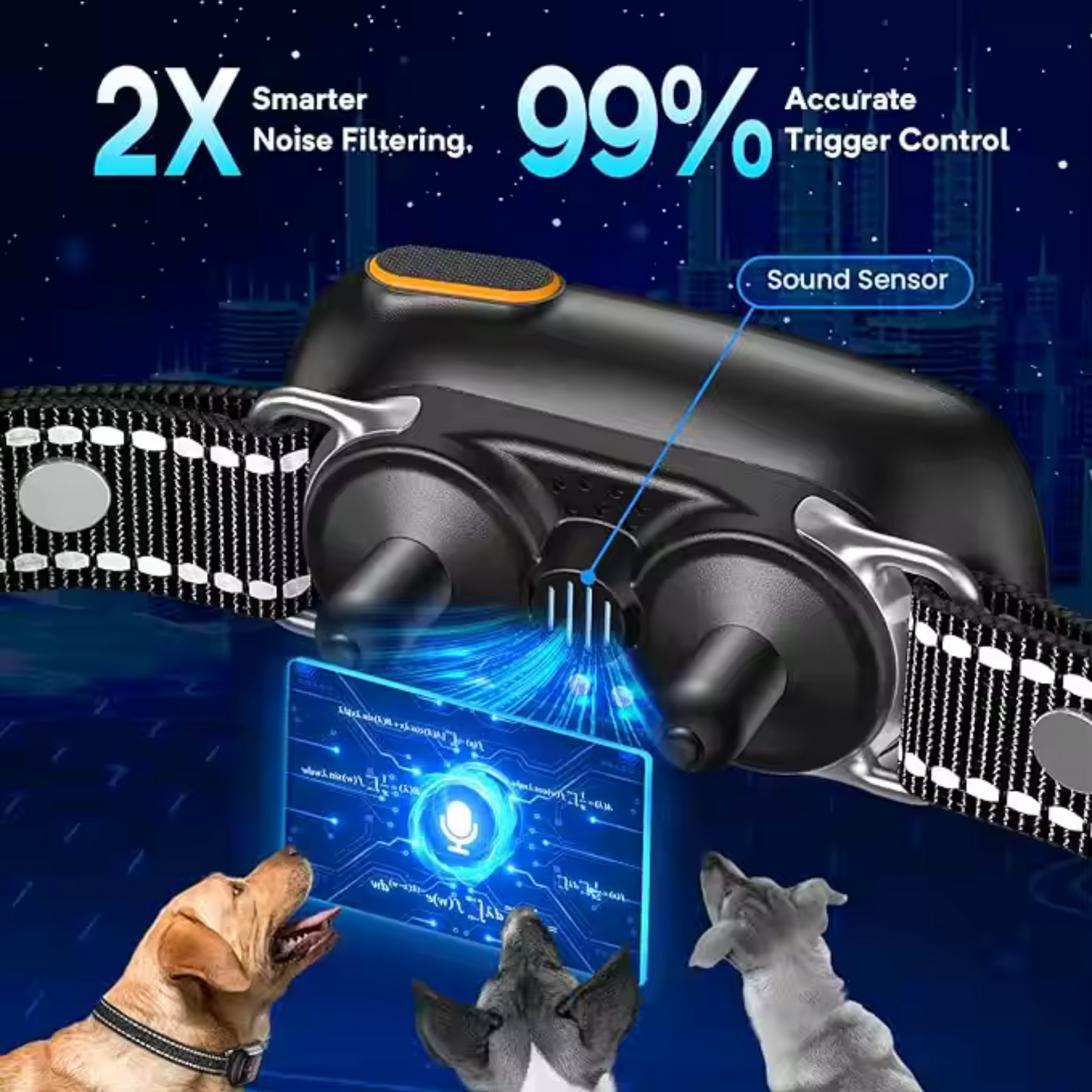 Improved Anti Bark Dog Collar